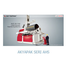 Máy uốn tole tấm thuỷ lực 4 trục Akyapak Seri AHS